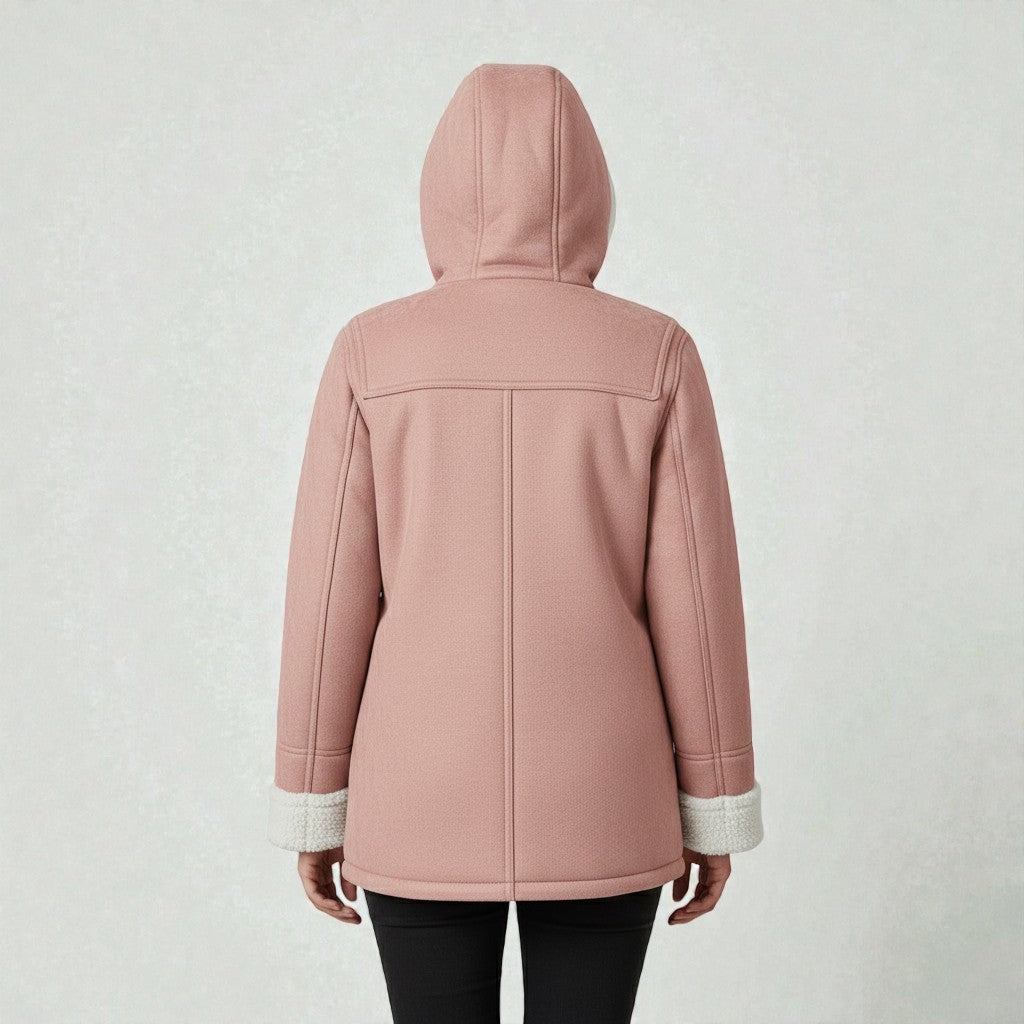 Bequeme Winterjacke mit warmer Fütterung und Kapuze